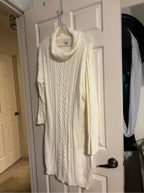 Serra Cream Cable Knit Cowl Neck Sweater